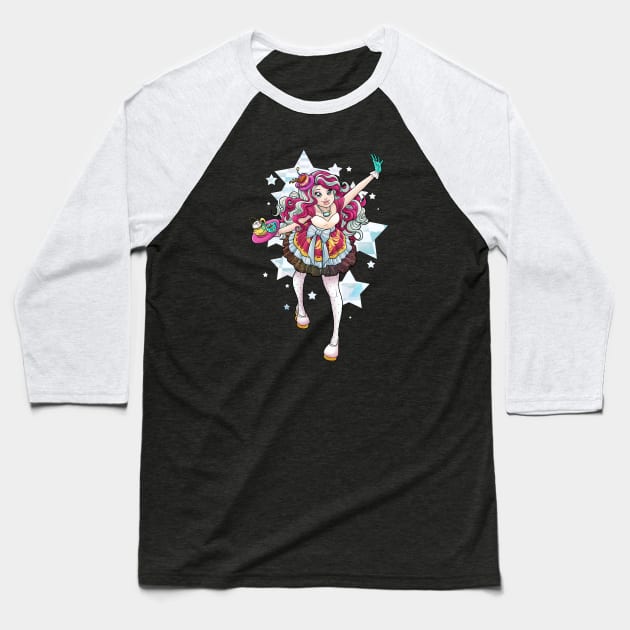 Madeline Hatter Baseball T-Shirt by reidavidson